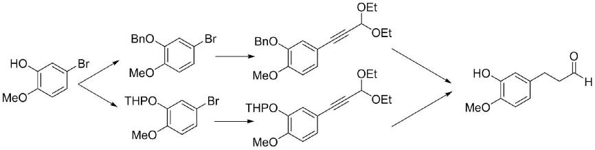 一种合成爱德万甜中间体3-羟基-4-甲氧基苯丙醛的方法