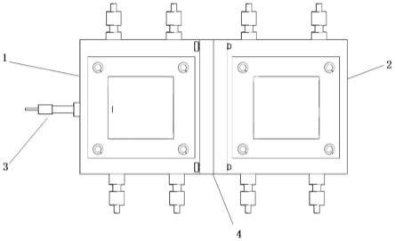 一种光电催化用水平对置双光窗气体扩散电解池及应用