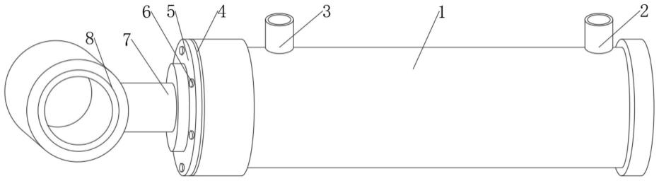 一种防泄漏功能的新型液压油缸的制作方法