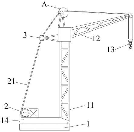 一种塔式起重机起重臂变幅装置的制作方法