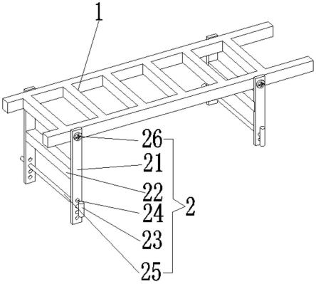 钢结构抗滑式工程爬梯的制作方法