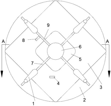 一种方圆旋转变体餐桌的制作方法