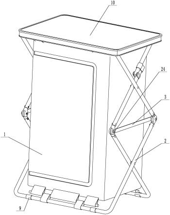 一种折叠式储物柜的制作方法