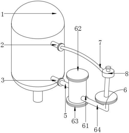 一种氧化铝蒸发器液位测量隔离装置的制作方法