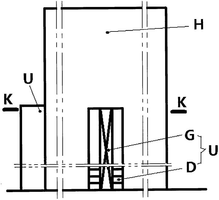 高层楼房建筑结构中修建立体车库的方案的制作方法