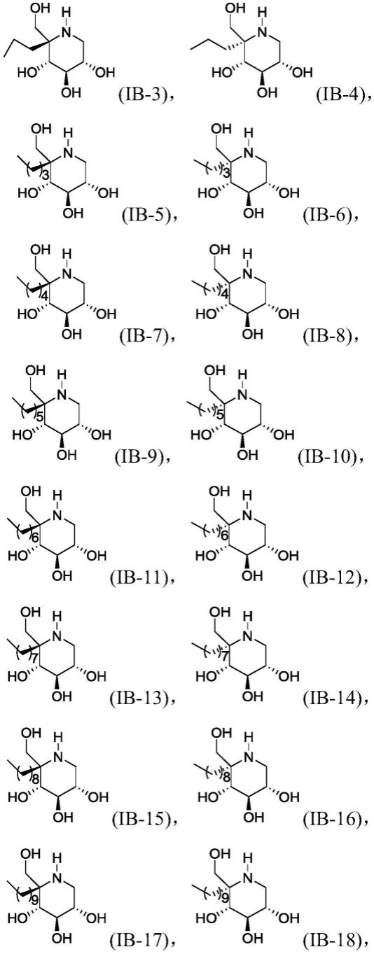 C5枝化的1-脱氧野尻霉素衍生物及其制备方法和应用