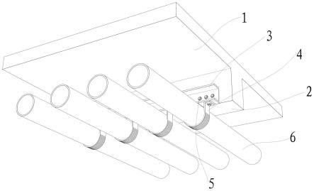 一种节省建筑层高空间的管线固定结构的制作方法