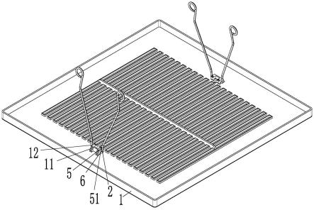 一种面板卡簧的固定结构的制作方法