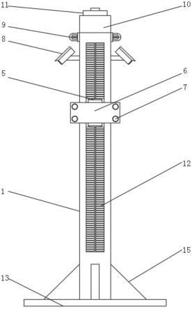 一种十字形焊接机升降座防护装置的制作方法