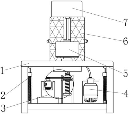 一种双轴杆同步升降单带传动的液压实验台的制作方法