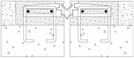 耐久型双层止水模数式伸缩装置的制作方法