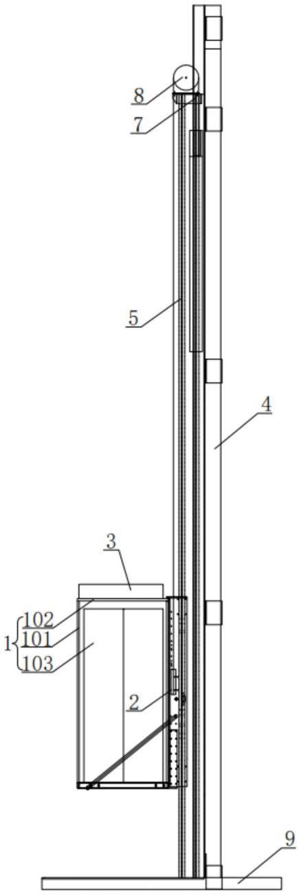 一种加装电梯运行结构的制作方法