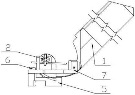 微型舵机折叠翼展开的卡扣式锁紧装置的制作方法