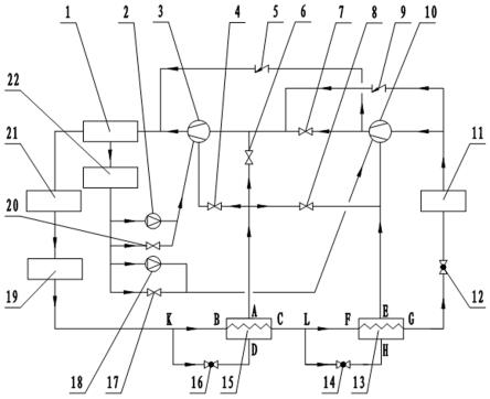 一种双机串并联模式可切换的双机双级制冷系统的制作方法