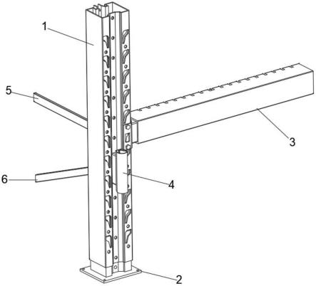 一种新型货架立柱孔型结构的制作方法