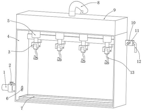 一种挂式烘烤的变压器生产用烘箱的制作方法