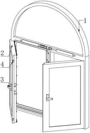 一种内开门窗扇装密封胶条结构的制作方法