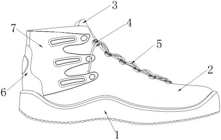 一种防扭伤的减震缓冲运动跑鞋的制作方法