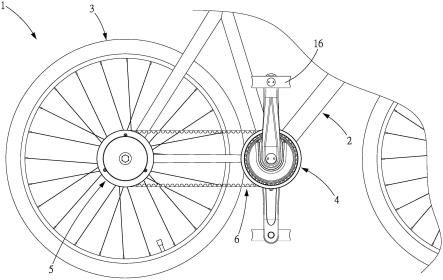 自行车的曲柄装置的制作方法