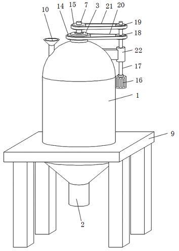一种防止搅拌死角搅拌不均匀的搅拌釜反应器的制作方法