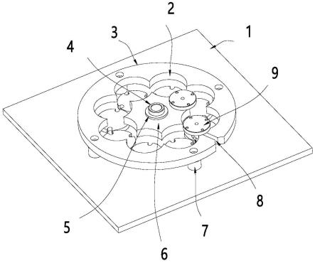一种用于编织机的圆盘配合限位机构的制作方法
