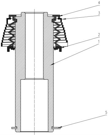气压盘式制动器自锁防尘限位滑销机构的制作方法
