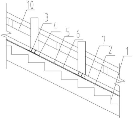 一种石材栏杆与钢楼梯连接结构及钢楼梯的制作方法