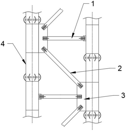 一种塔吊装配式可周转拉杆连接结构的制作方法