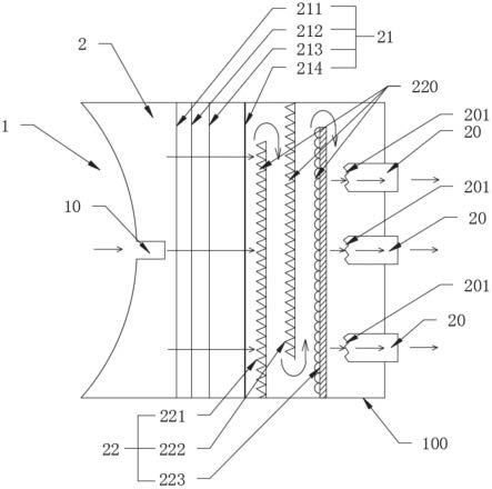 一种曝气风机输送管减压装置阻抗复合式消声器的制作方法