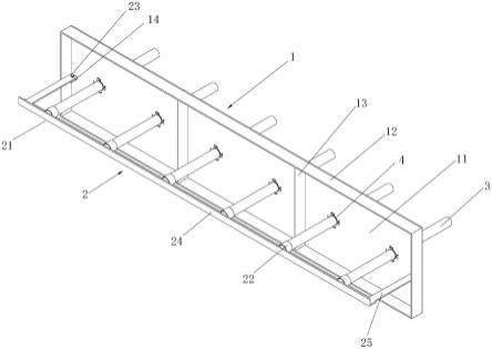 一种道面模板纵缝传力支架结构的制作方法