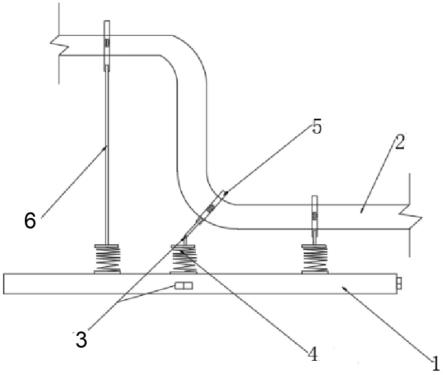 一种可周转减震式混凝土泵管弯管固定装置的制作方法