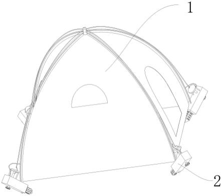 加固稳定型帐篷及其使用方法与流程