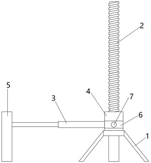 一种圆形检查井砌筑工具的制作方法