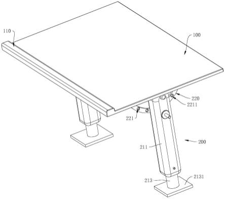 一种可调桌面角度的美术桌的制作方法