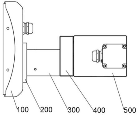 一种激光器与振镜的连接装置的制作方法