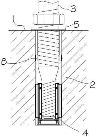 一种用于预应力锚具中的锚栓结构的制作方法