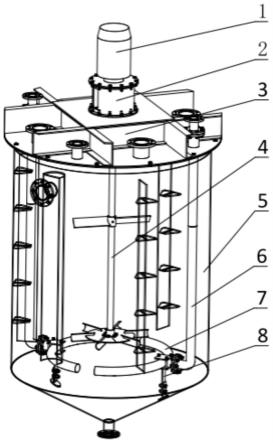 一种镍精矿生产硫酸镍的常压预浸槽及其应用的制作方法