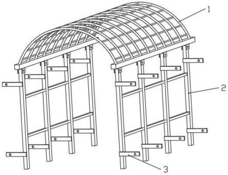 一种用于矿井下破碎顶板的预控顶钢拱架支护方法与流程