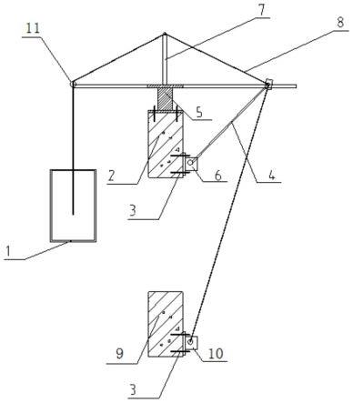 一种构架处吊篮安装固定系统的制作方法