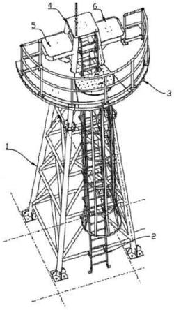 一种核电厂监测用塔架的制作方法