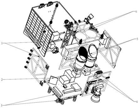 一种全框架式镂空卫星构型的制作方法