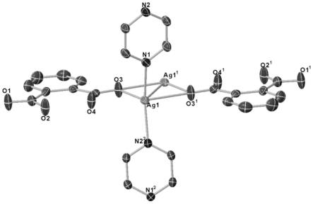 基于吡嗪和苯基二羧酸的银配位聚合物及其制备方法