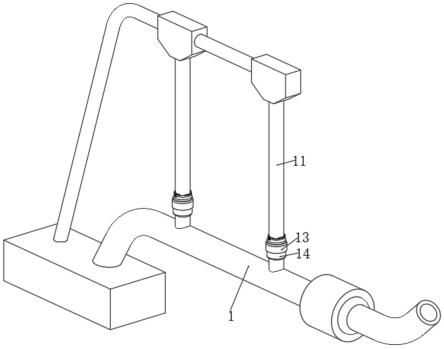 一种焊锡粉风选装置的管道接口组件的制作方法