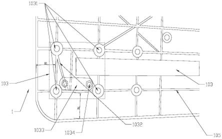 平板车的脚轮安装结构的制作方法
