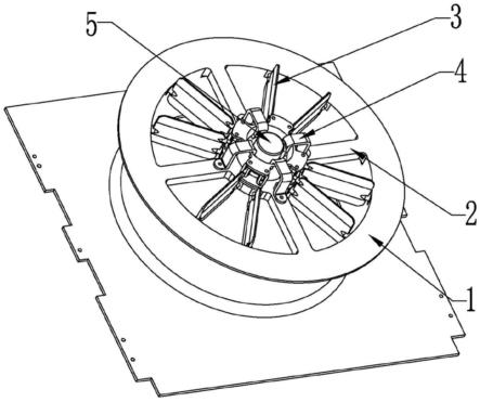 圆周导风结构的制作方法