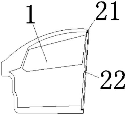 一种汽车前门上部装饰板总成及其抛光装置的制作方法