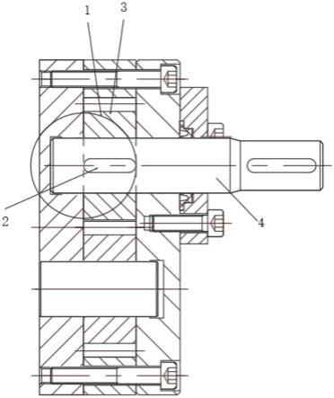 一种齿轮计量泵的主动轴限位结构的制作方法
