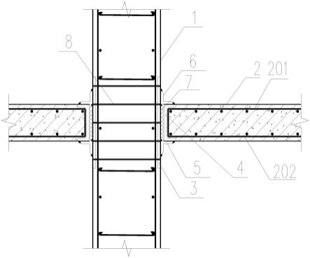 预制楼板与主体支撑的组合构造的制作方法