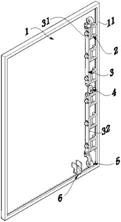 一种低压配电柜柜门锁闭结构的制作方法