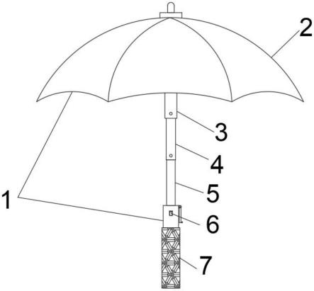 一种便于收纳的伞的制作方法